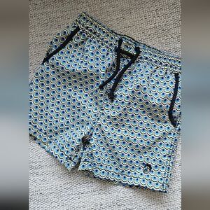 Boy Stylish Patterned Swim Shorts
